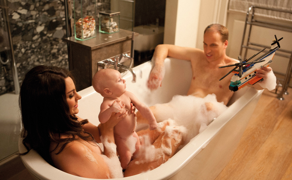זו לא המשפחה המלכותית באמבטיה משותפת (צילום: אליסון ג'קסון) (צילום: אליסון ג'קסון)