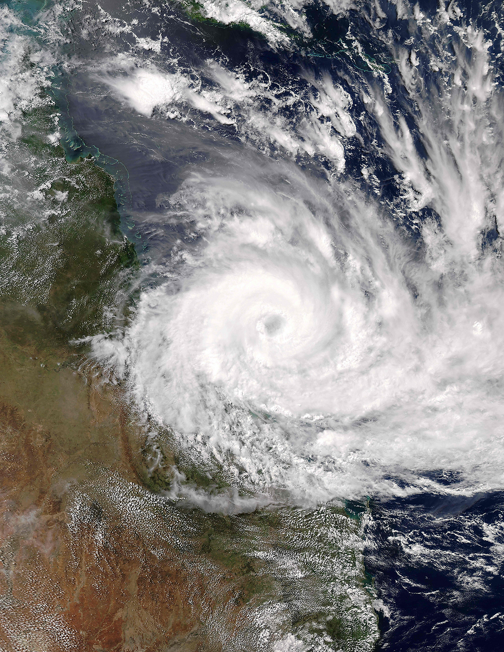 צילום לוויין של הסופה (צילום: AFP) (צילום: AFP)
