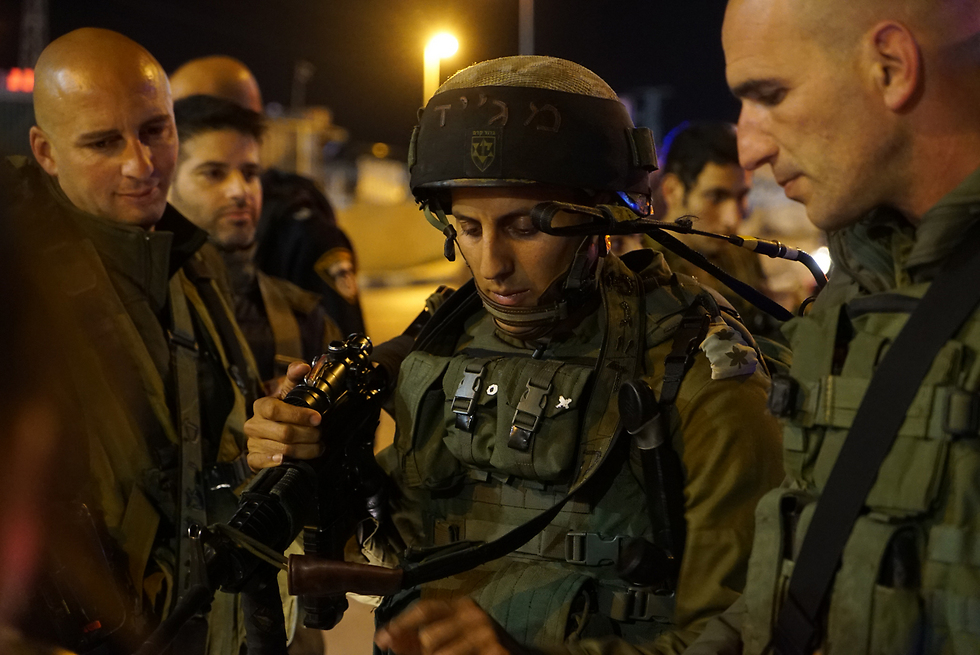 IDF reserves forces in action (Photo: IDF Spokesperson's Unit)