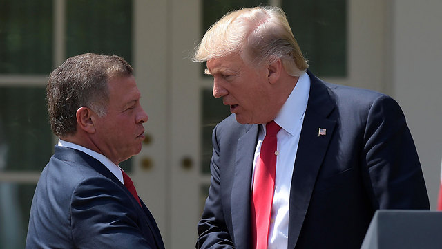 President Trump and King Abdullah in 2017 (Photo: AP)
