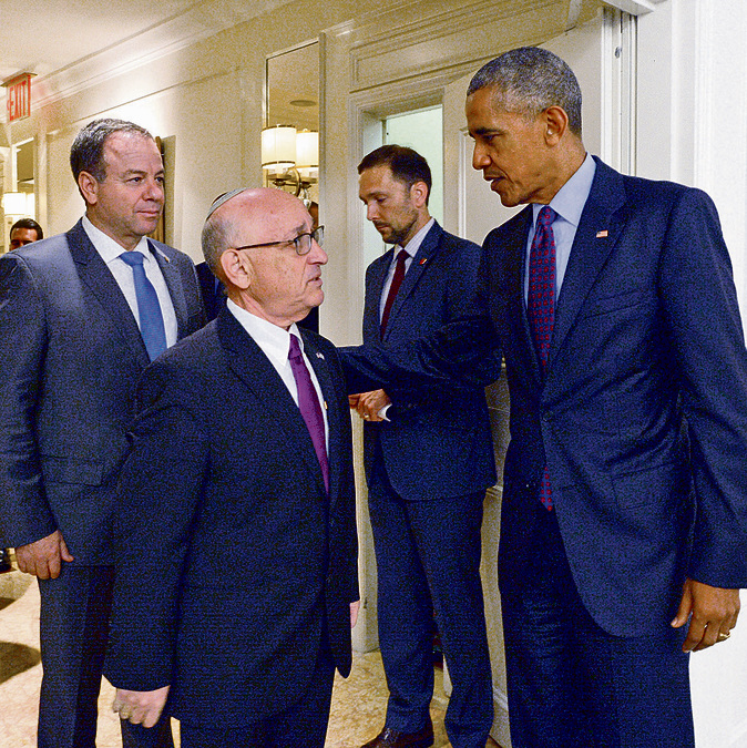 "לא הסכמנו על כל דבר, אבל הוא עשה הרבה למען ישראל". נגל עם נשיא ארה"ב לשעבר ברק אובמה | צילומי ארכיון: לע"מ