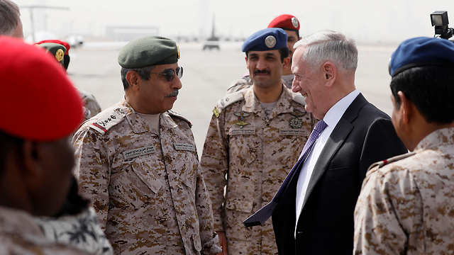US Defense Secretary Mattis in Saudi Arabia (Photo: AP)