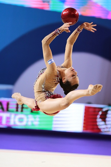 Линой Ашрам. Фото: Ассоциация художественной гимнастики Израиля