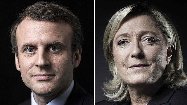 Macron (L) and Le Pen (Photos: AFP)