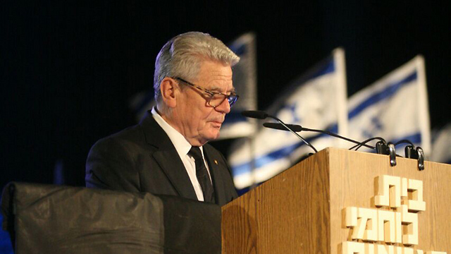 Gauck (Photo: Shai Vaknin/TPS)