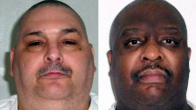 ג'ונס (משמאל) וויליאמס (צילום: AFP, Arkansas Department of Corrections) (צילום: AFP, Arkansas Department of Corrections)