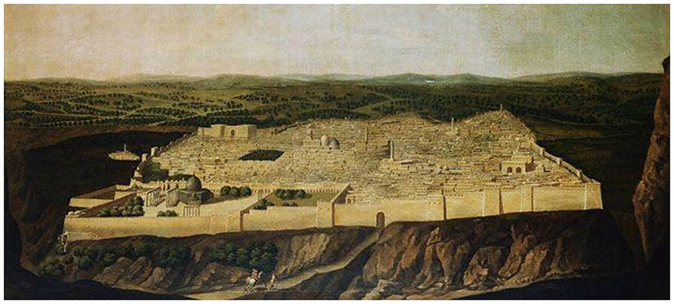 "ירושלים" של Jean Baptiste Vanmour  ()