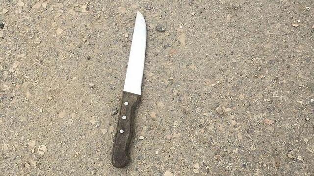 Knife used by the assailant in Wednesday's attack