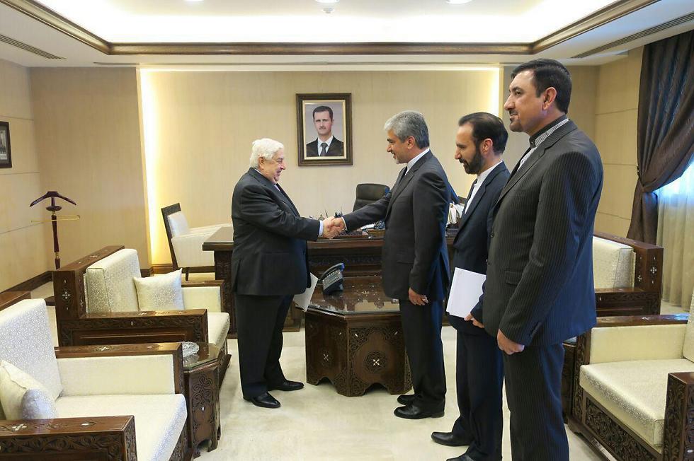 Иранскую делегацию принимает министр иностранных дел Сирии
