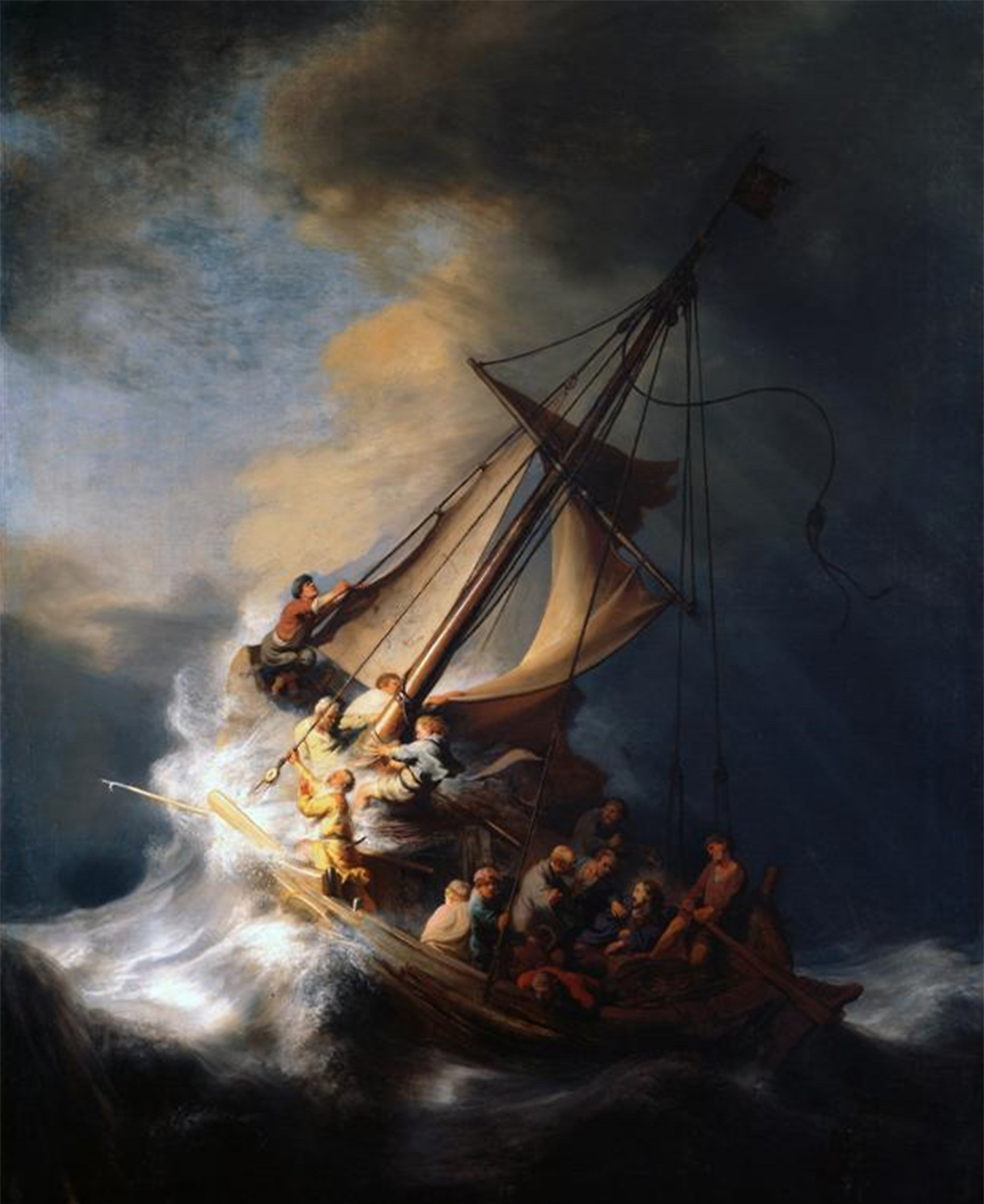 Rembrandt's Christ in the Storm on the Lake of Galilee