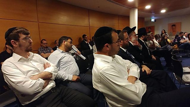 The first Haredi conference for Memorial Day (Photo: Neta  Katz)