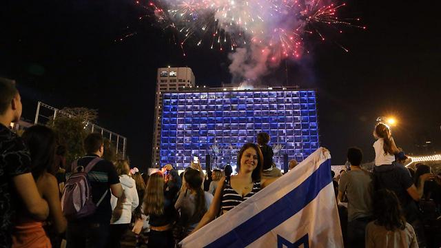 החגיגות בכיכר רבין בתל אביב (צילום: מוטי קמחי) (צילום: מוטי קמחי)