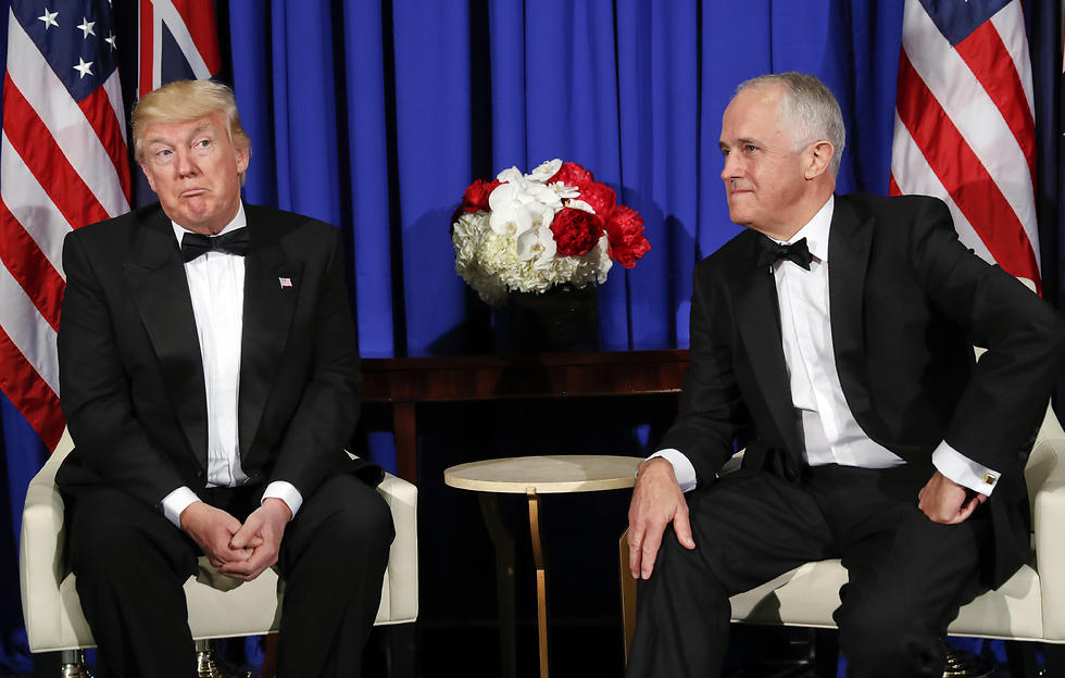 טראמפ: "אנחנו לא תינוקות". ראש ממשלת אוסטרליה: "רק צעירים בנפש" (צילום: AP) (צילום: AP)