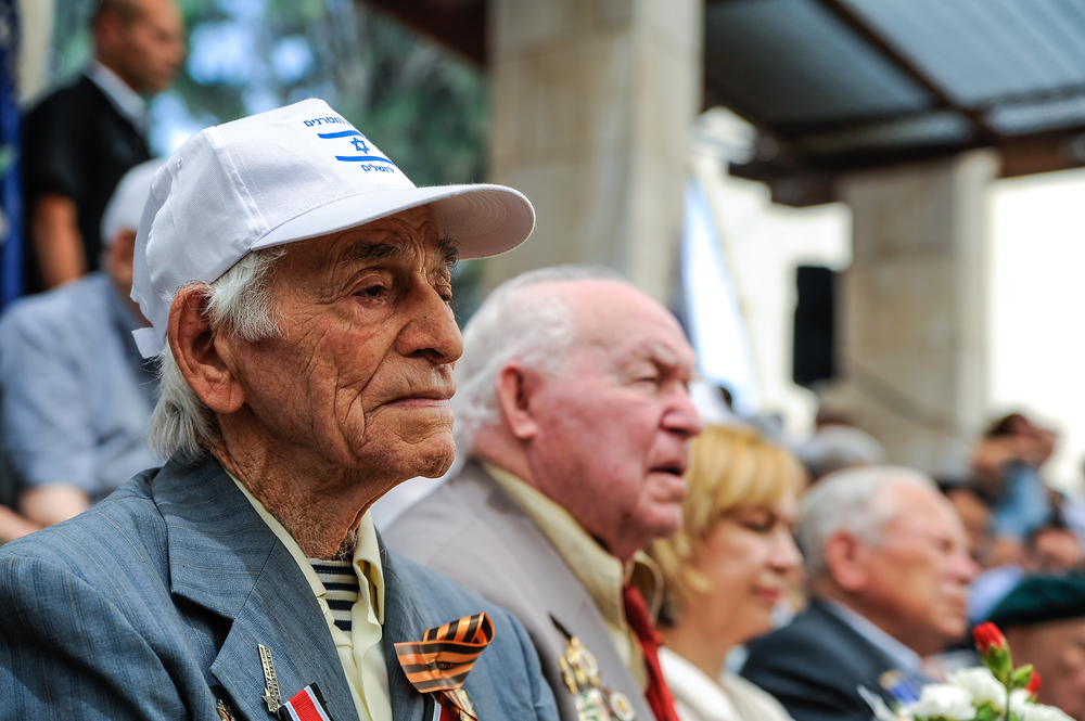 Ветераны в Иерусалиме. Фото: Borya Galperin shutterstock