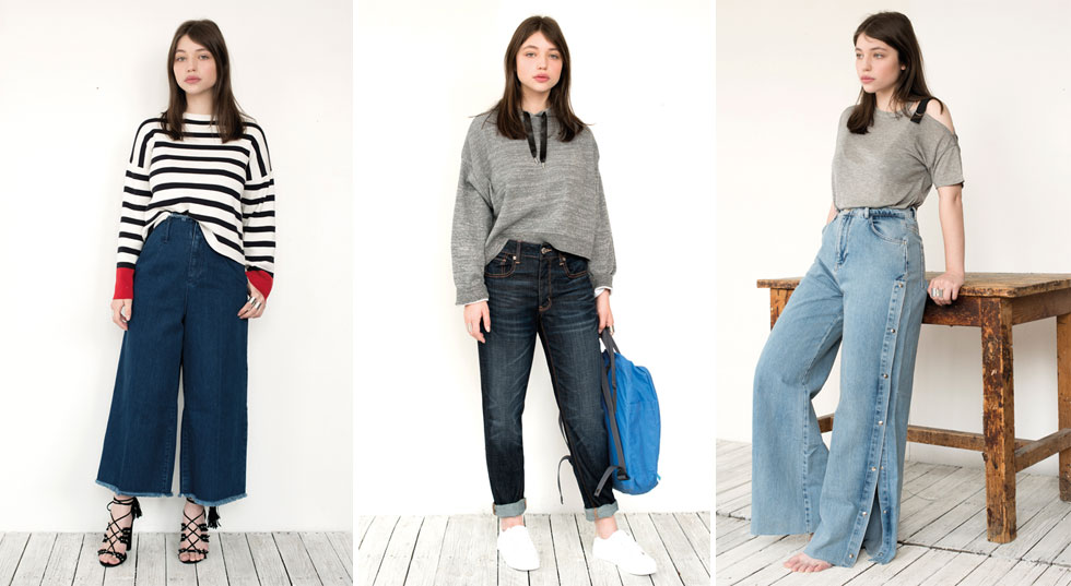 מה הג'ינס שלך - בויפרנד, רחב וגבוה או ישר מהסבנטיז? (צילום: עדו לביא, סטיילינג: תמי ארד־ברקאי)