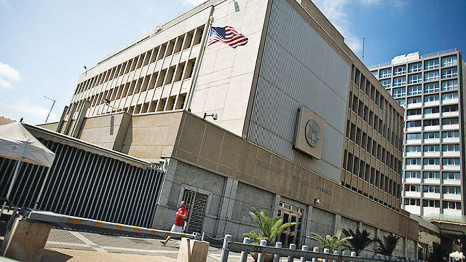 Посольство США в Тель-Авиве. Фото: Нир Элиас