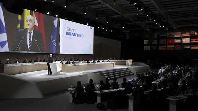 FIFA President Gianni Infantino speaks during the FIFA Congress (Photo: AP) (Photo: AP)