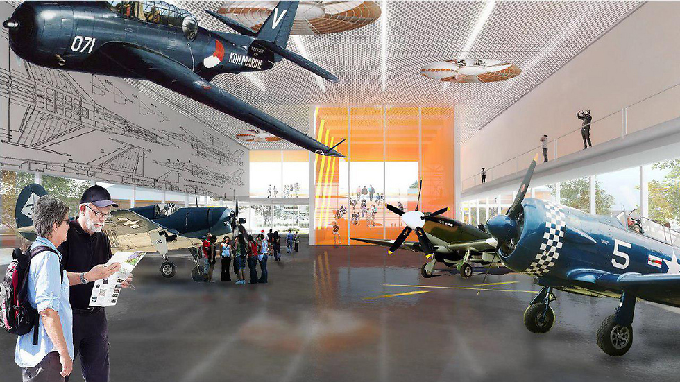 מוזיאון חיל האוויר החדש. כלי טיס מכל הזמנים (צילום: באדיבות משרד הביטחון) (צילום: באדיבות משרד הביטחון)