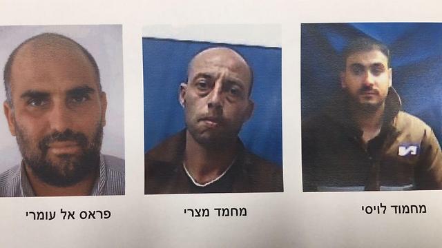 Suspects arrested by the Shin Bet (Photo: Shin Bet)