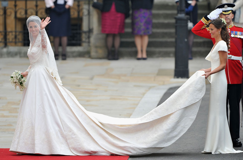 ובחתונה המתוקשרת של אחותה קייט עם הנסיך וויליאם: פיפה עברה על הכלל הראשון בחתונות, לא לגנוב את הפוקוס מהכלה  (צילום: Gettyimages)