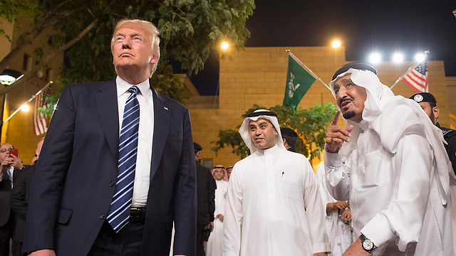 Trump and the King of Saudi Arabia, Salman bin Abdulaziz Al Saud (Photo: AFP)
