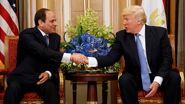 Trump and al-Sisi (Photo: AP)