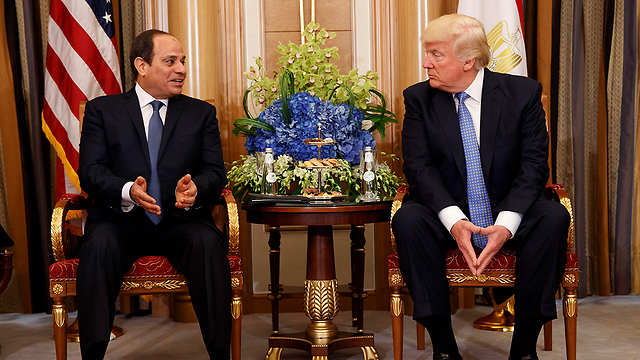 President Trump and President al-Sisi (Photo: AP)