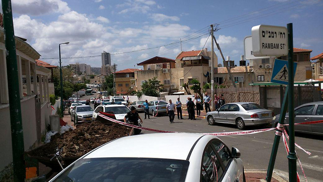 Scene of the incident (Photo: United Hatzalah)