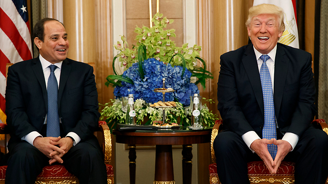 Egyptian President al-Sisi meets with US President Trump (Photo: AP) (Photo: AP)