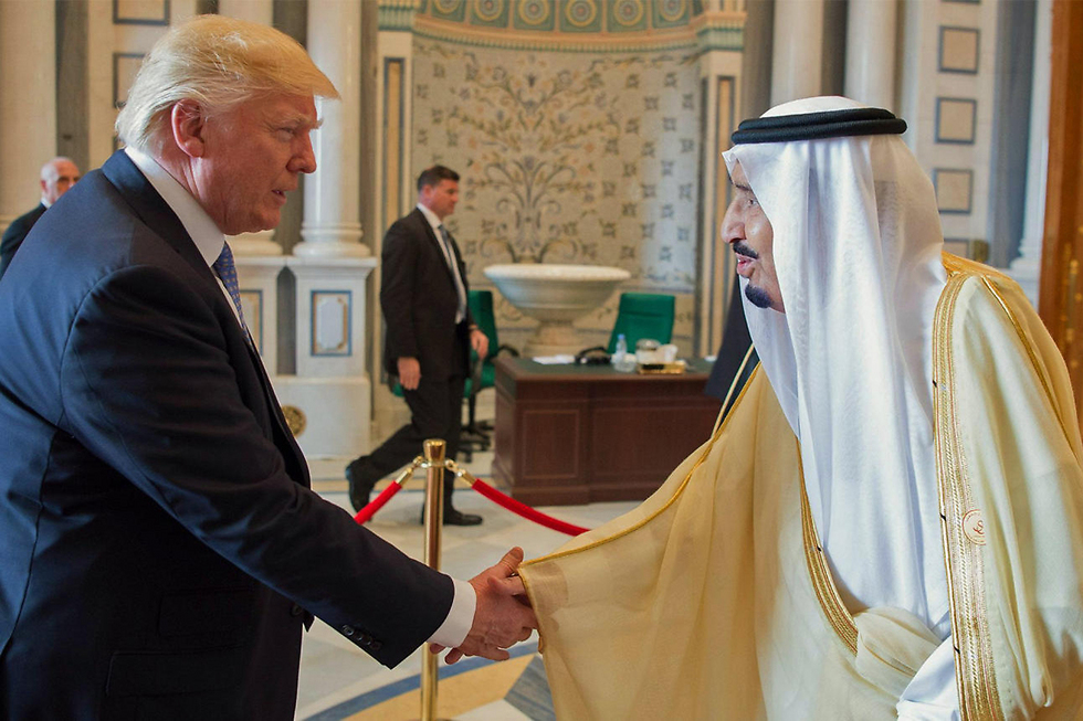 Трамп в Саудовской Аравии. Фото: EPA