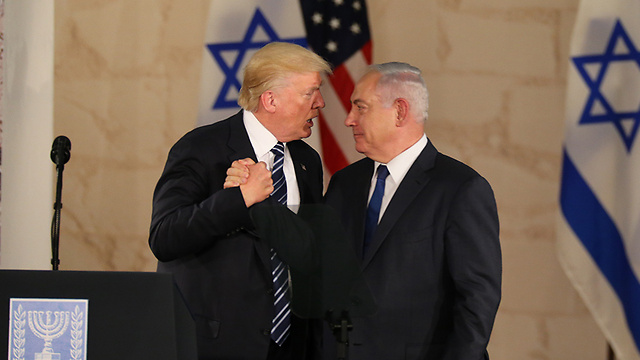 President Trump and PM Netanyahu (Photo: Alex Kolomoisky)
