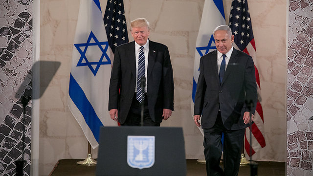 Во время визита Трампа в Израиль. Фото: Охад Цвайгенберг