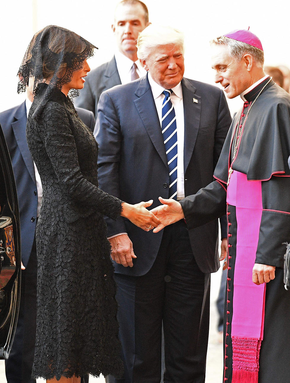 Визит Трампа в Ватикан. Фото: AFP