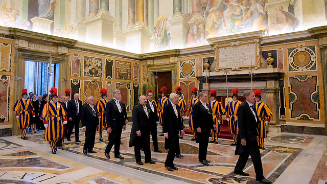Визит Трампа в Ватикан. Фото: AFP