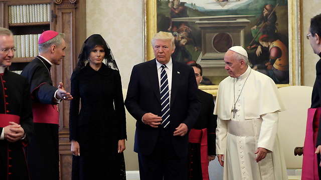 Визит Трампа в Ватикан. Фото: AP