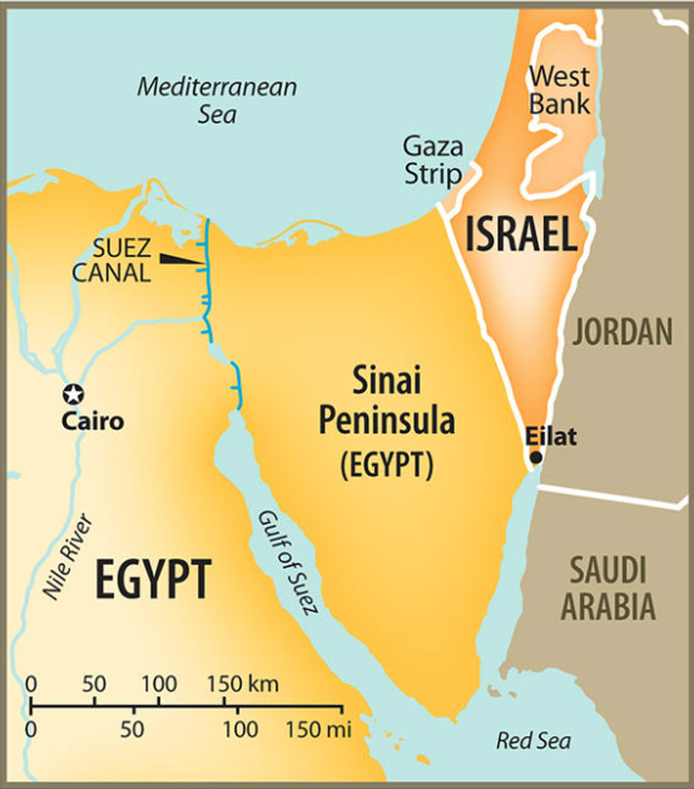 Синайский полуостров Израиль