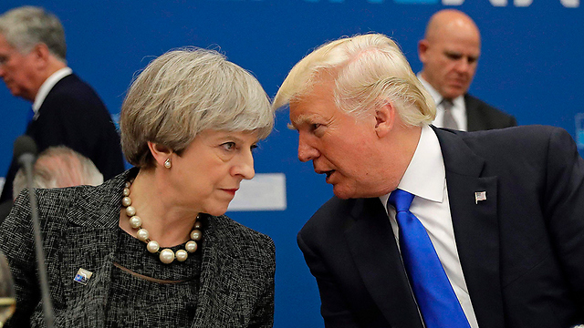 Theresa May and Trump (Photo: AFP)