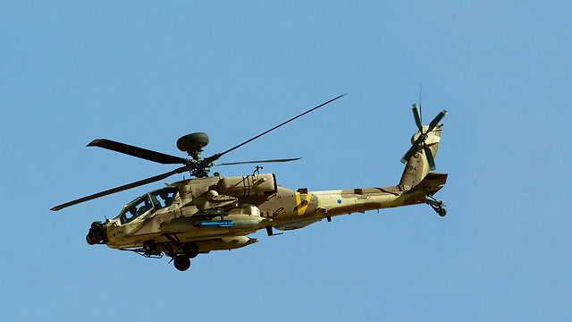 IAF Apache attack helicopter