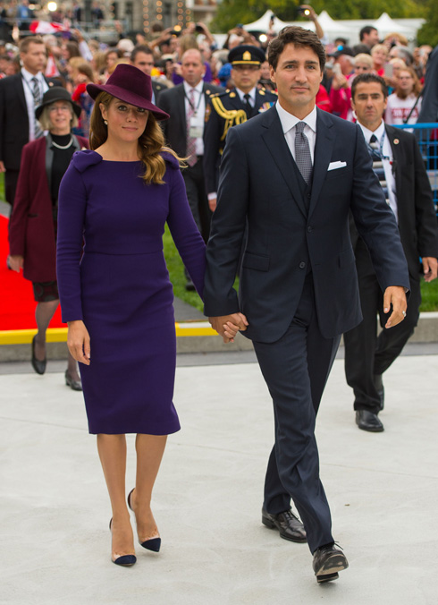 ראש ממשלת קנדה ואשתו. גם לה יש תלונות על התנאים במעון הרשמי. הקליקו על התמונה (צילום: Gettyimages)