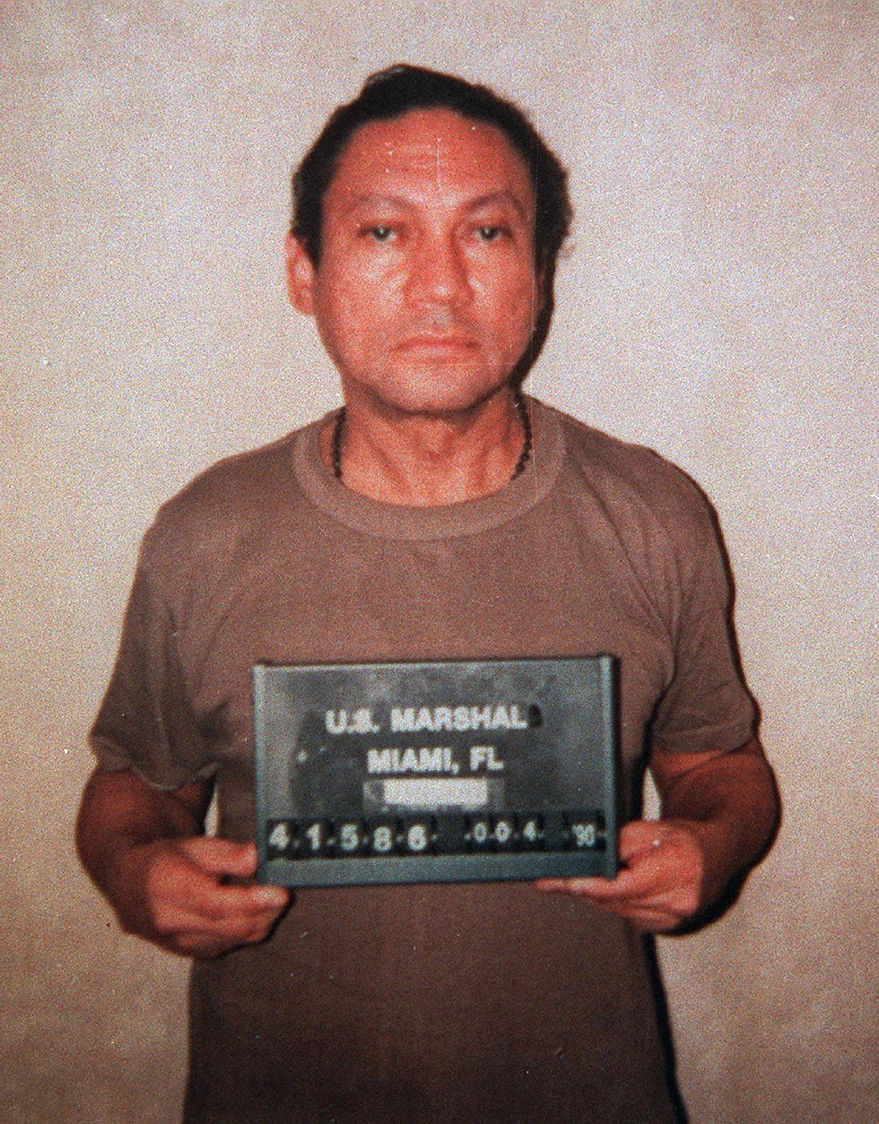 Noriega upon his arrest by the US (Photo: AP)
