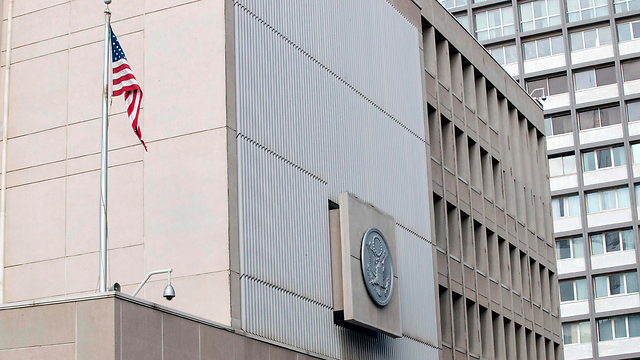 בניין שגרירות ארה"ב בת"א (צילום: AFP) (צילום: AFP)