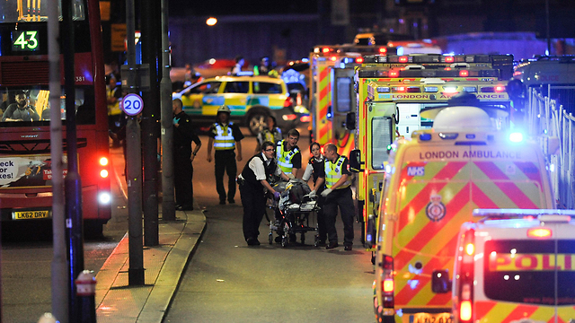 טרור בלונדון, הלילה (צילום: AFP) (צילום: AFP)