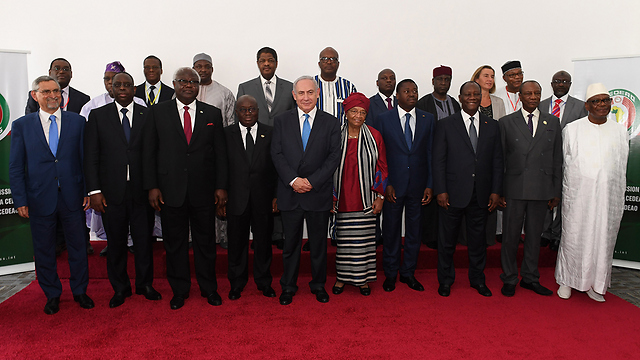 נתניהו בוועידה הכלכלית עם מנהיגי מדינות מערב אפריקה, היום (צילום: קובי גדעון, לע"מ) (צילום: קובי גדעון, לע