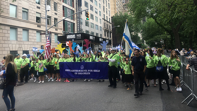 Демонстрация солидарности с Израилем в Нью-Йорке