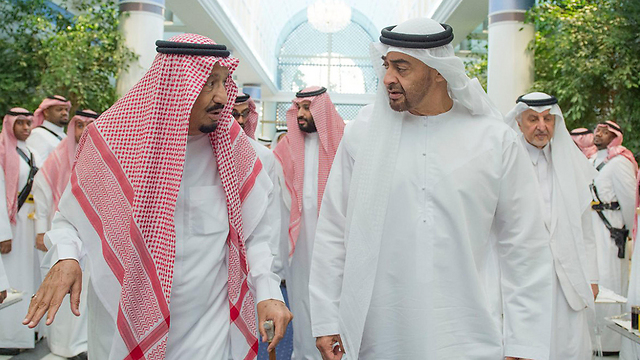Saudi King Salman and Mohammed bin Zayed, Crown Prince of Abu Dhabi (Photo: AP)