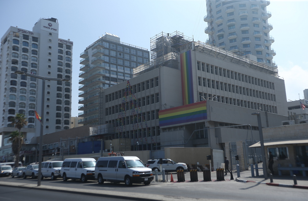 The American embassy will likely stay put in Tel Aviv for now (Photo: Yaron Brener)