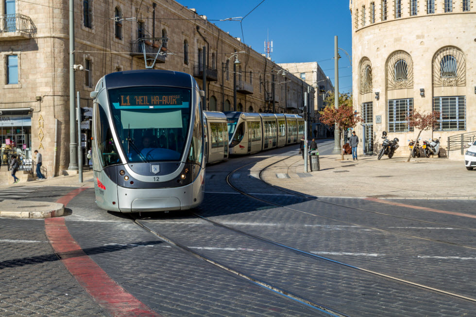 Иерусалимский трамвай. Фото: shutterstock