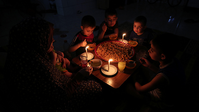 Gaza without electricity (Photo: AFP) (Photo: AFP)