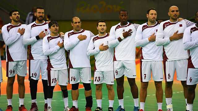 Qatari Olympic handball team (Photo: EPA) (Photo: EPA)