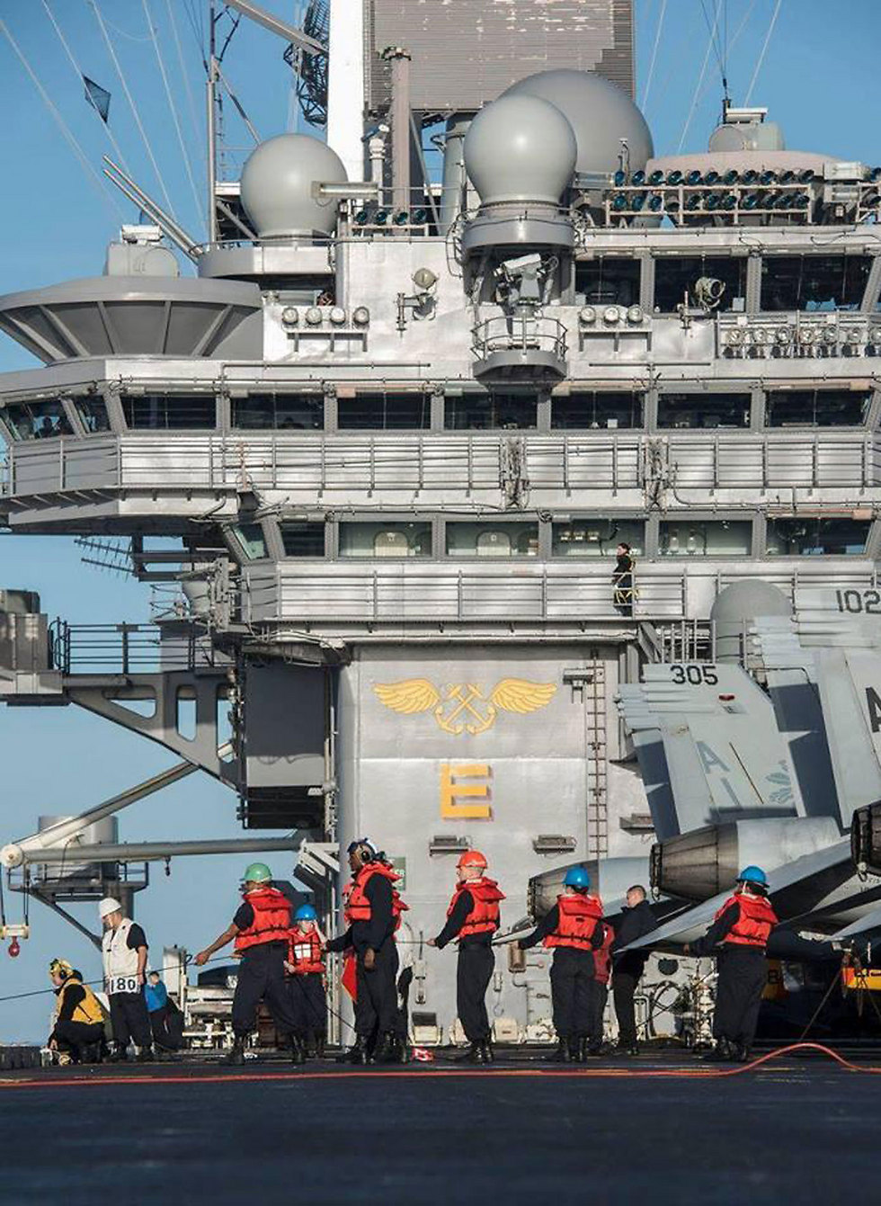 (צילום: USS George H.W. Bush Facebook) (צילום: USS George H.W. Bush Facebook)